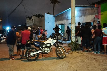 En esta vivienda del barrio 24 de Mayo se cometió el crimen del venezolano.