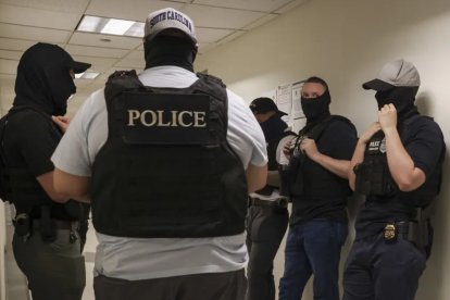 Grupo de agentes federales de Estados Unidos.