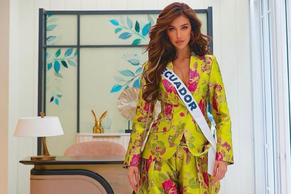 Nadia Mejía, representante de Ecuador en Miss Universo.