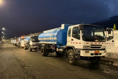El deslave produjo que tres parroquias se quedaran sin agua en Quito.