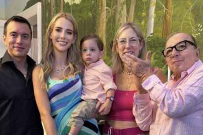 El presidente Daniel Noboa celebró el cumpleaños de su papá.