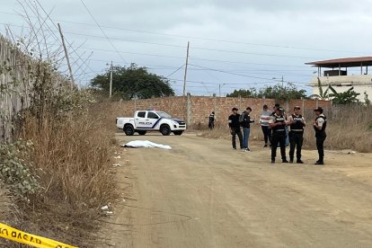 El barrio Costa del Pacífico, de Montecristi, vivió una mañana de temor tras un macabro hallazgo