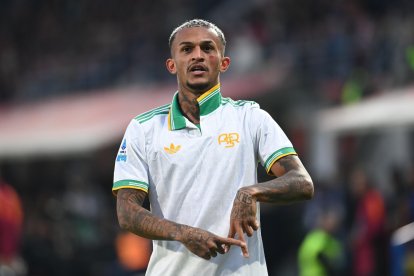 Wesley Vinícius França Lima anotó el tercer gol del equipo romano ante Cremonese (1-3).