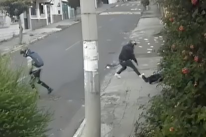 Los criminales fueron dos sujetos que se movilizaban en motocicleta.