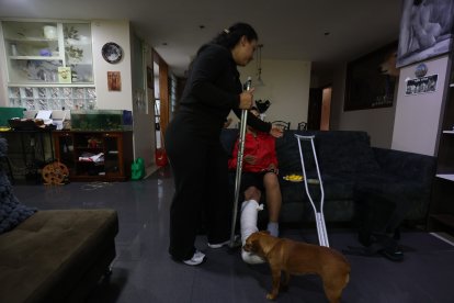 El niño atraviesa episodios de insomnio, causados por la experiencia en el Puñay.