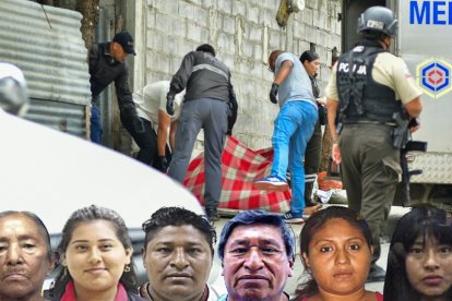 Los cadáveres



fueron trasladados



al Laboratorio de Criminalística.