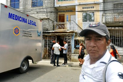 La Policía llegó al sitio del suceso.