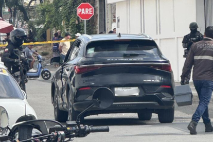 El quiteño Cristhian Sebastián Román Sánchez (41) fue asesinado cuando iba de copiloto en un vehículo