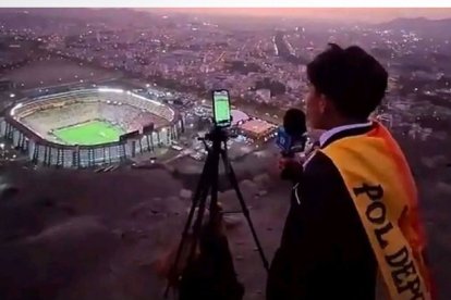 Cliver Huamán: el niño quechua que narró la final desde un cerro y emocionó al mundo