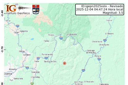 Un temblor se sintió la madrugada de este jueves 4 de diciembre.