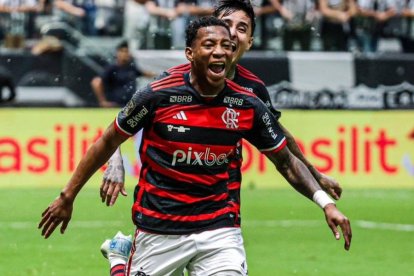 Gonzalo Plata volvió a ganar un título con la camiseta de Flamengo.