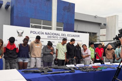 Los aprehendidos serán trasladados hacia una unidad judicial.