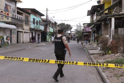 Operativo policial en Pascuales tras un hecho violento en la cooperativa 28 de Agosto.