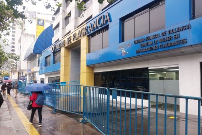 La audiencia se llevó a cabo en la Unidad de Flagrancia del centro - norte de Quito.