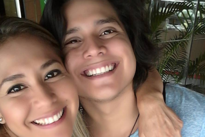 Pepe Tola con su hermana Verónica Tola.