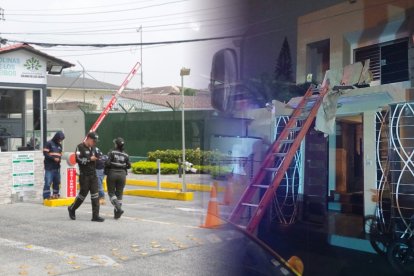 De esta vivienda fue sacado el exmiembro de las Fuerzas Armadas.