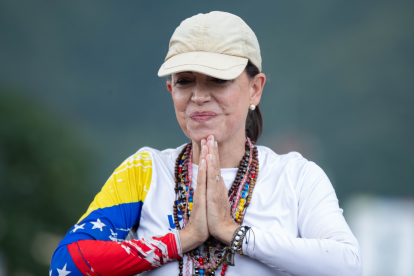 Fotografía de archivo de la opositora venezolana María Corina Machado.