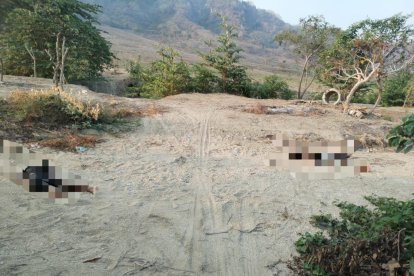 Los dos cuerpos fueron hallados por comuneros en el sitio San Ramón, de Sucre, provincia de Manabí