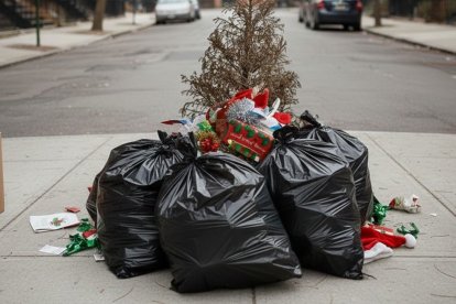 Toneladas de basura se generan a diario, especialmente en temporadas de alto consumo.