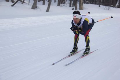 Klaus Jungbluth durante unos juegos olímpicos de invierno.