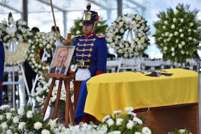 Velorio del expresidente Rodrigo Borja, en Quito.