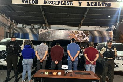 Los involucrados serán presentados ante la autoridad competente