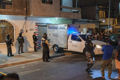 El sitio del crimen en Salinas.