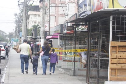 El incidente ocurrió en este restaurante ubicado en Sauces 4, al norte de Guayaquil.