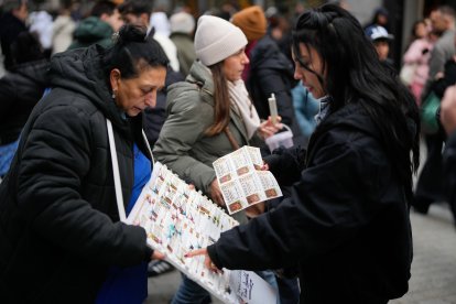 La Lotería de Navidad se celebra cada año en España.