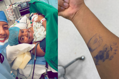 Jombriel y Angie Hernández se convirtieron en padres este 24 de diciembre