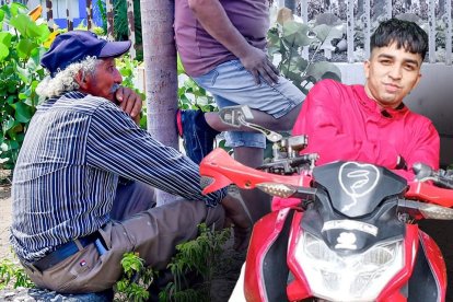 Juan Torres acudió ayer al Laboratorio de Criminalística para retirar el cuerpo de Billy, el segundo de sus tres hijos. Se encontraba devastado.