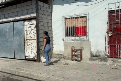 El sitio del ataque armado, en Paraíso de la Flor.