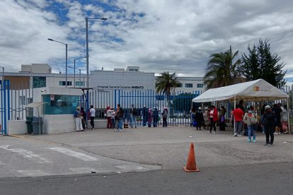 El hurto ocurrió en el área de neonatología del Hospital Regional de Ambato, mientras el padre visitaba a su hijo recién nacido.