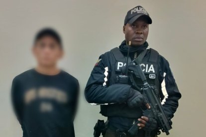 El sospechoso fue puesto a órdenes de las autoridades competentes, en Quito.