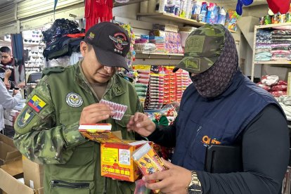 Durante este mes, la AMC retuvo alrededor de 110 mil artículos pirotécnicos