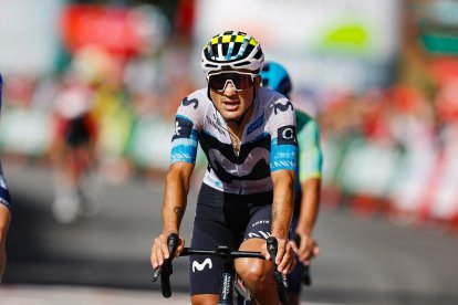 El ciclista de 29 años, nacido en Sucumbíos, termina su primera temporada en el World Tour con el Movistar Team.