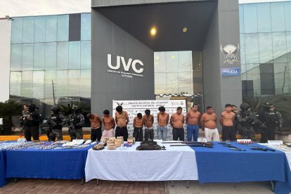 Once sujetos fueron aprehendidos durante esta acción policial.