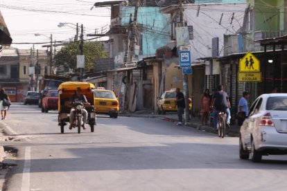 En esta zona se produjo el hecho violento. Moradores no hablaron al respecto.