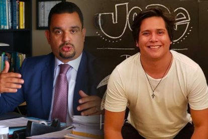 Pepe Tola y su abogado Carlos Luis Sánchez Gaete