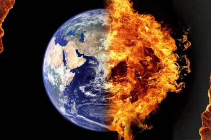 Ilustración referencial del fin del mundo en 2026.