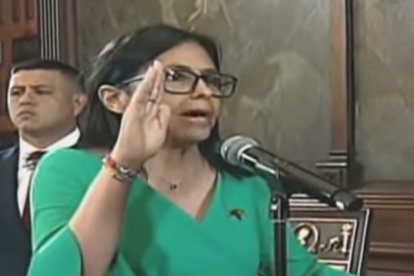 Delcy Rodríguez, Presidenta encargada de Venezuela.