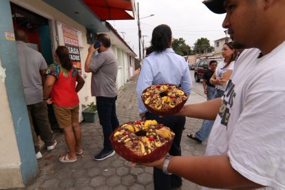 En la panadería artesanal Hesed, en Samanes (norte) las roscas de reyes de masa madre fue un éxito rotundo.