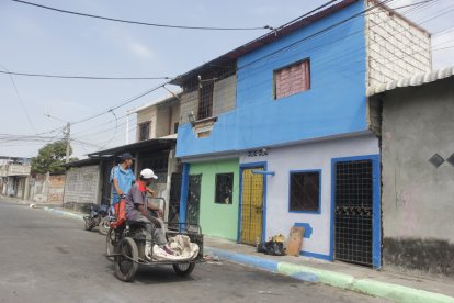 El sitio de uno de los crímenes, en Durán.