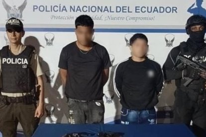 Los dos aprehendidos fueron presentados ante las autoridades judiciales competentes.