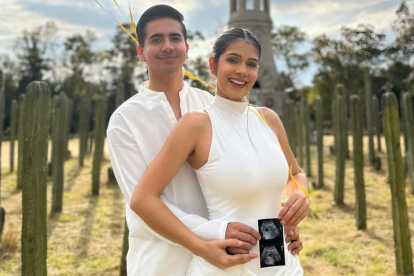 Carolina Romo espera su segundo hijo con Blad Rhoy.