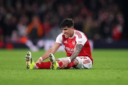 Piero Hincapié, defensor ecuatoriano del Arsenal.