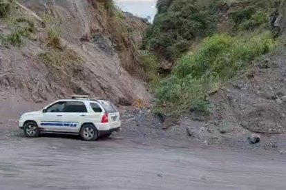 En esta quebrada estaba el cuerpo de la joven.