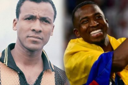 Alberto Spencer Herrera (i) y Willian Pacho.