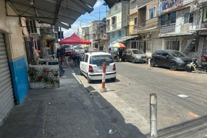 Lugar del ataque registrado la madrugada de este domingo en el barrio Cuba.