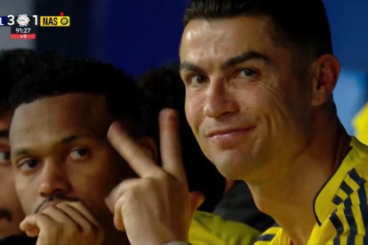 Cristiano Ronaldo, delantero portugués del Al Nassr saudí.